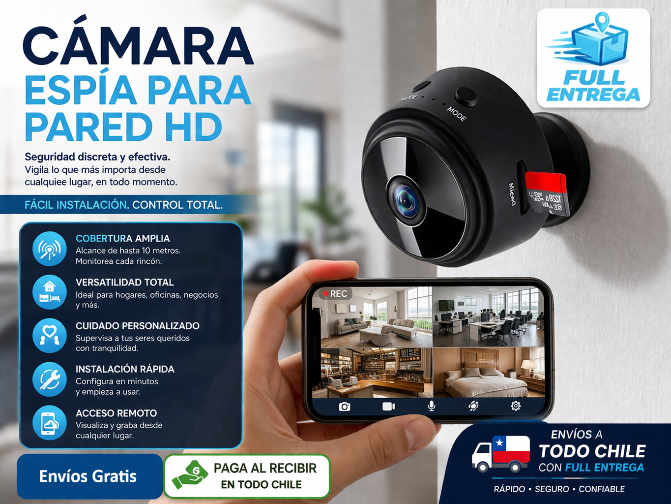 Mini Cámara Espía HD