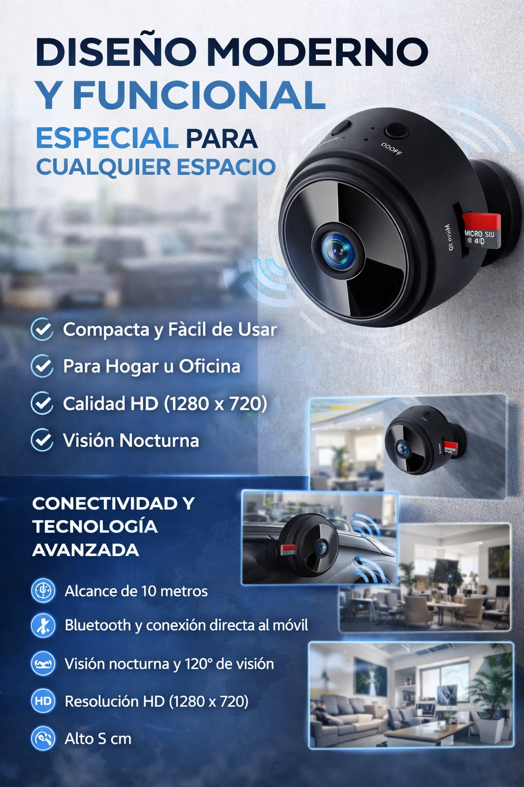 Mini Cámara Espía HD